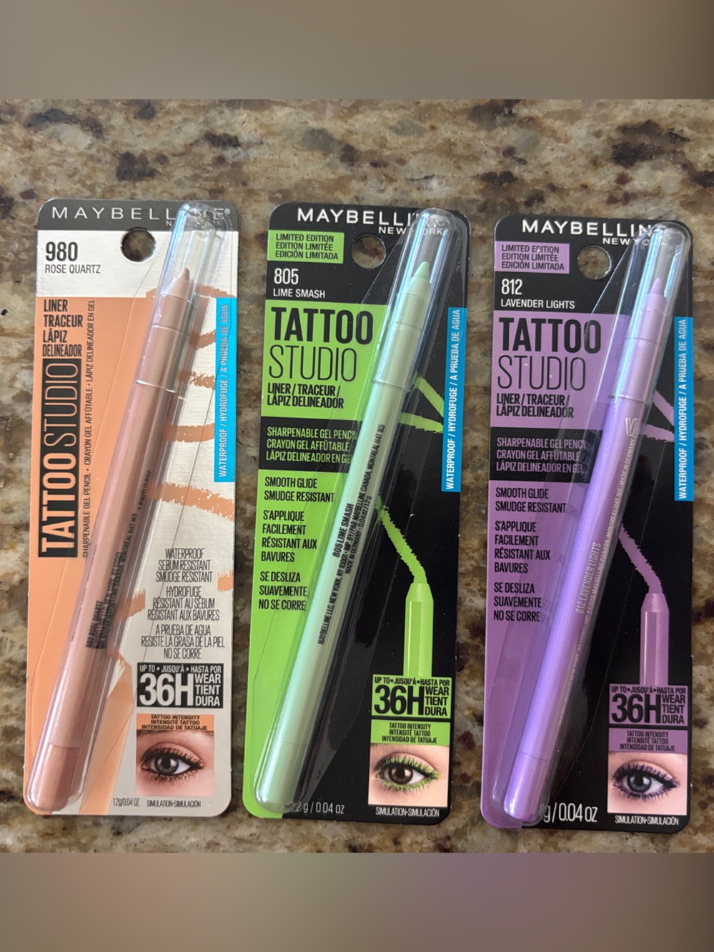 Maybeline tattoo studio gel eyeliner bundle! NWT 3 for $15!! 💖